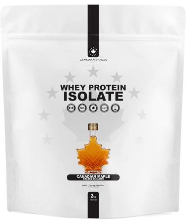 Canadian Protein 100% Whey Isolate 27g of Protein | 6 kg of Canadian Maple Flavoured Low Carb Keto Friendly Workout Recovery Drink | Protein Powder Rich in BCAA Amino Acids - Buy Online on GoSupps.com