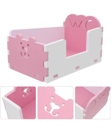 BUGUUYO 1pc Hamster Toilet Hamster Litter Toilet Guinea Pig Toilet Small Animal Bathtub Pet Toilet PVC 15x10cm Pink - Buy Online on GoSupps.com