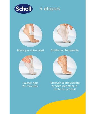 SCHOLL Pack of 3 x 4 Pairs of Nourishing Foot Masks with Aloe Vera - Buy Online on GoSupps.com