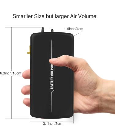 No.17 Mini Aquarium Air Pump - Adjustable 1-2W Ultra Quiet USB Charger - Ideal for Outdoor Fishing & Ventilation - Buy Online on GoSupps.com