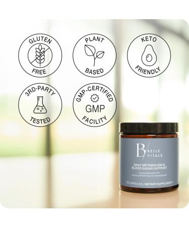 BODi Belle Vitale Daily Metabolism Support Helps Support Healthy Weight & Fat Metabolism with Sinetrol Chromax & Reducose 120 Capsules - Buy Online on GoSupps.com