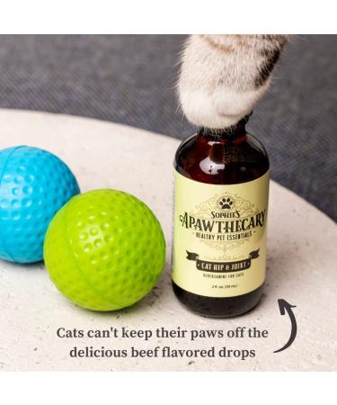 Sophie's Apawthecary Cat Glucosamine Liquid Supplement 2 oz - Pain Relief & Joint Flexibility - Buy Online on GoSupps.com