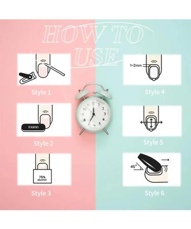 Long Pink Coffin Press On Nails with 3D Butterfly & Flower Designs - 24Pcs French Tip False Nails for Women - Buy Online on GoSupps.com