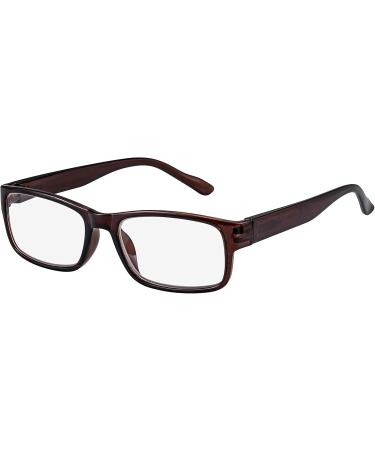 FILTRAL Pack of 3 Classic Reading Glasses - Unisex Spring Hinges Black/Brown/Gray - 1.5 Diopters Reading Aid - Buy Online on GoSupps.com