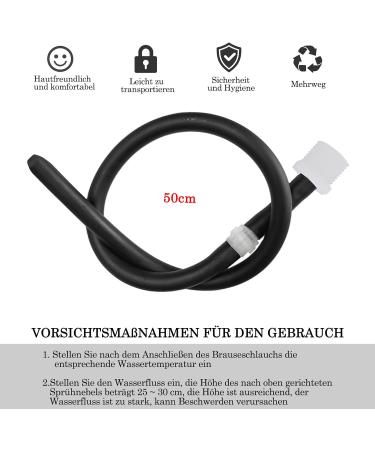 2023 New 500mm Analdusche for Intestinal Cleaning - Backflow Prevention Ideal for Anal Intercourse & Klistier Use | Black Anal Shower & Butt Plug - Buy Online on GoSupps.com