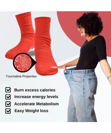 Uirpk Afiz Tourmaline Slimming Health Socks - One Size Black | Effective Slimming & Wellness - Buy Online on GoSupps.com