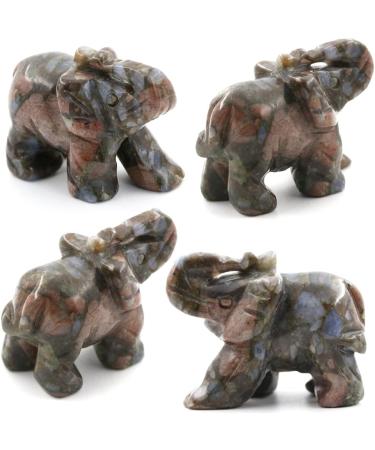 Ouubuuy Natural Llanite Crystal Elephant Stone - Reiki Healing Gift - Buy Online on GoSupps.com