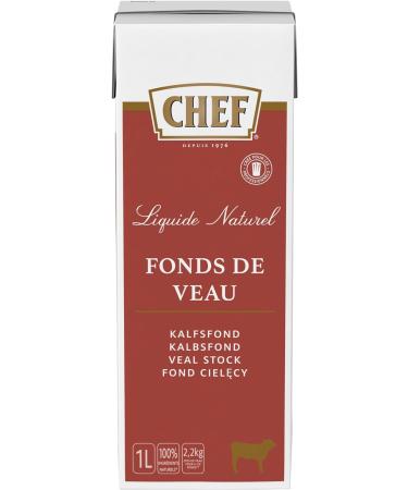 CHEF Bundle - All Natural Stock CHICKEN and VEAL - 2 x 1ltr - Buy Online on GoSupps.com