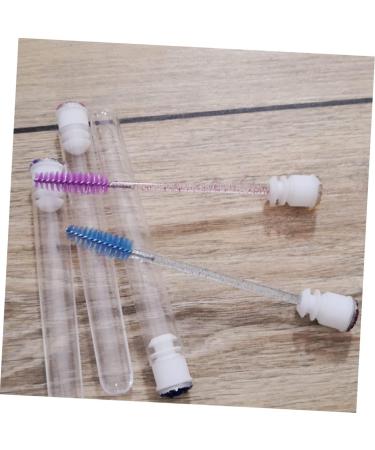 FRCOLOR 10pcs Hollow with Drill Eyelash Curler Makeup Brush Tube Colorful Lash Curler Filling Extend 11x1.2cm Random Color - Buy Online on GoSupps.com