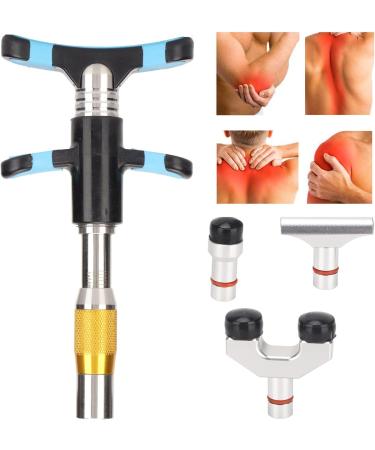 Professional Vertebral Manual Massager - Powerful 304 Stainless Steel Chiropractic Tool for Gym (Gold) | International Shipping - Buy Online on GoSupps.com