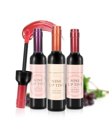 6 Colors Wine Lip Gloss Set - Long Lasting Waterproof Matte Liquid Lipstick | Nonstick Cup Lip Tint (6PCS - Buy Online on GoSupps.com