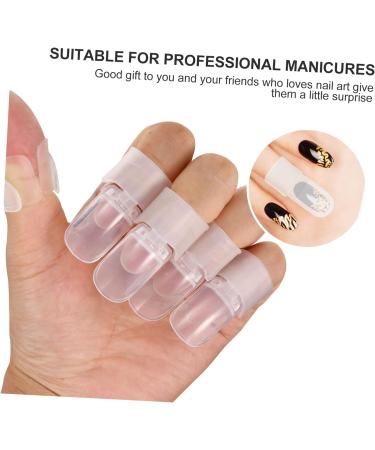 minkissy 40 Pcs Nail Case Hat Protector Para U as Nail Protector Nail Polish Soak off Nail Varnish Tip Peel Polish Barrier Manicure Art Varnish Protector Nail Polish Varnish Shield 4x2cmx2pcs As Shownx2pcs - Buy Online on GoSupps.com