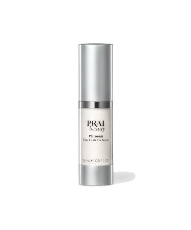 PRAI Beauty Platinum Firm and Lift Eye Serum  Anti-Aging and Hydrating Serum  Paraben-Free  Vegan  Cruelty-Free  0.5 oz