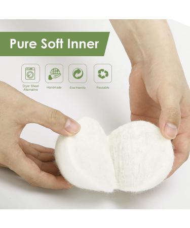 Wool Dryer Balls 6 Pack - Natural Organic Fabric Softener for Baby Clothes - Reduce Drying Time & Wrinkles - New Zealand Wool - Eco-Friendly Laundry Balls - Buy Online on GoSupps.com