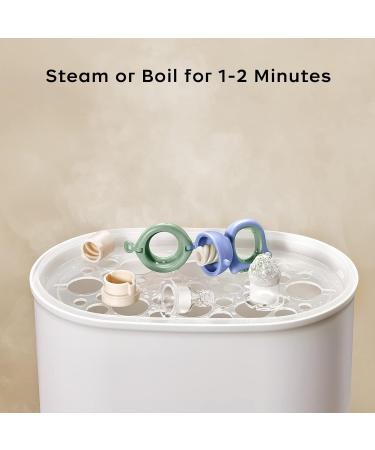 BC Babycare Baby Food Feeder Pacifiers - 2 Pack, Silicone, Food Grade, Infant Teether, Training Toy - Green - Buy Online on GoSupps.com