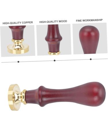 Outanaya 1pc Dispensing Plate Tool Eye Makeup Tool Pressed Powder Seal Powder Stamper Wooden Handle 1 count (Pack of 1) Brown - Buy Online on GoSupps.com