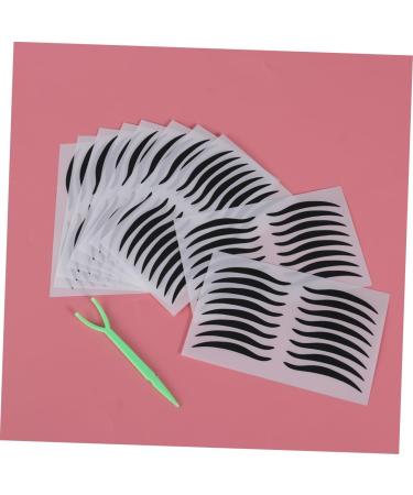 Healeved 240 Pairs Double Eyelid Tape Self Adhesive Eyeliner Makeup Tape Eyeshadow Sticker Eyeliner Black - Buy Online on GoSupps.com
