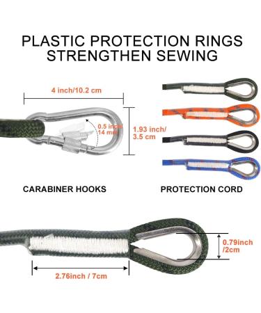 NewDoar 10mm Static Climbing Rope | Accessory Cord for Ice Climbing and Rescue | 23kn Armygreen 33ft/10M - Buy Online on GoSupps.com