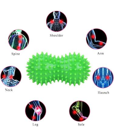 Stingy Massage Ball for Myofascial Relaxation & Pain Relief - Deep Tissue Foot Massager in 4 Colors (Green) - Buy Online on GoSupps.com