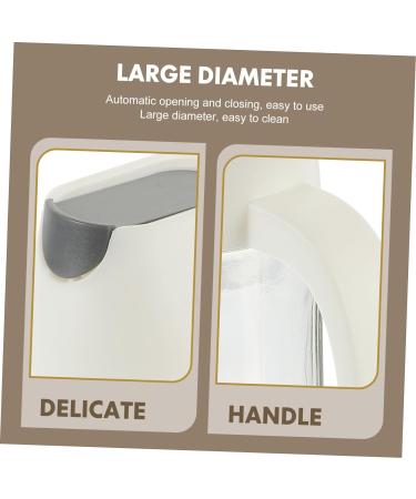 Ciieeo Glass Oiler Ketchup Dispenser Condiment Container Salad Dressing Dispenser Oil Dispenser Bottle for Kitchen Vinegar Glass Bottle Sauce Cruet Bottle Pp Accessories Automatic White 11X8.5X20.5CM White - Buy Online on GoSupps.com