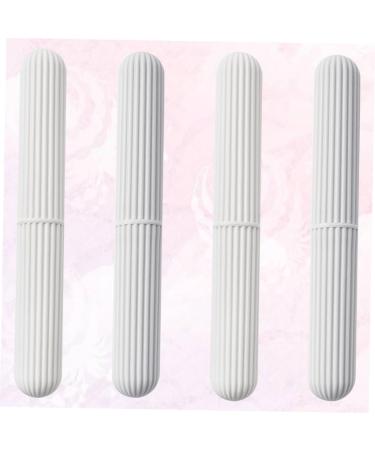 FRCOLOR 4 Pack Portable Toothbrush Case - Travel-Friendly Toothbrush Storage for International Shipping - Buy Online on GoSupps.com