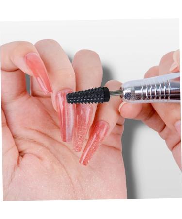 Nail Polishing Bit Nail Drill Bits 5 in 1 Nail Polishing Bit for Nail Drill Cone Shape Manicure Drill Bit for Gel Polish Nail Art Tool 2.35mm - Buy Online on GoSupps.com