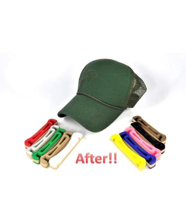 Visor Benders Pack of 3 Black Tight Curl Model with Rubber Bands - Hat Shaping Tool Made in USA - Buy Online on GoSupps.com