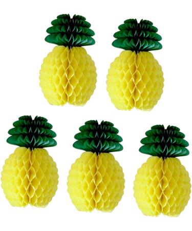CAXUSD 5pcs Plant Decor Party Decor Honeycomb Gift Pineapple Yellow 5PCS 20CM - Buy Online on GoSupps.com