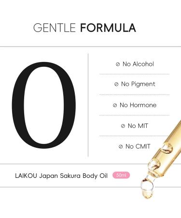 Body Oil for Dry Skin Cherry Blossom Extract Essential Oil Body Oil for Nourishing Skin Anti-Aging and Skin Elasticity Support Women Body Oil After Shower 50ML/1.69oz - Buy Online on GoSupps.com