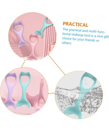 MAGICLULU 4pcs Mascara Brush Stickers Resin Mold Guard Compact Make up Tools for Women Small Tools Major Woman - Buy Online on GoSupps.com