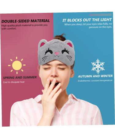 2 pi ces Masque de Sommeil Peluche pour Yeux Animaux Lot de Masques Doux et Respirants pour Confort Optimal Lors des Siestes des Voyages et Du - Buy Online on GoSupps.com