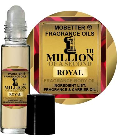 MOBETTER FRAGRANCE OILS 1 Million th of a Second Royal Men Cologne Body Oil