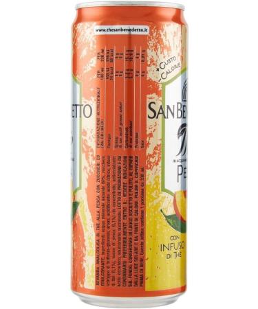  Italian Gourmet E.R. San Benedetto Pesca Iced Tea Tins (24 x 330ml) + San Benedetto Lemon Lime Refreshing Tea (330ml) + Gourmet Italian Polpa (400g) - Buy Online on GoSupps.com