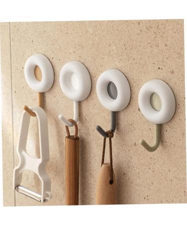 Alipis 8 Pcs No Punching Hook Heavy Duty Hook Towel Hanger Hooks Punch Hook Wall Hanging Coat Hook 7X4.4CMx2pcs Assorted Colorx2pcs - Buy Online on GoSupps.com