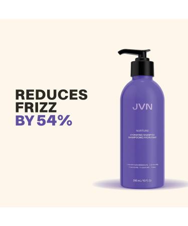 JVN Nurture Hydrating Shampoo | Moisturizing Shampoo for All Hair Types | Detangles & Softens Hair (10 Fl Oz) - International Shipping Available - Buy Online on GoSupps.com