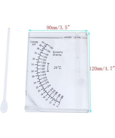 Semetall Salinity Tester | Aquarium Hydrometer for Fish Tank & Pond | Saltwater & Freshwater Specific Gravity Meter - Buy Online on GoSupps.com