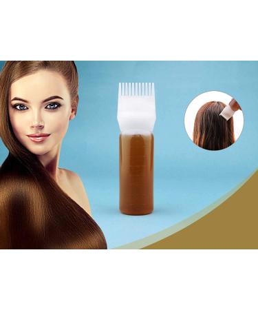 EZPRO USA 7oz Hair Comb Applicator for Squeeze Bottles - Pack of 4 | BPA Free, Refillable, Pressurized Plastic Comb | 200ml Clear Hair Treatment - Buy Online on GoSupps.com