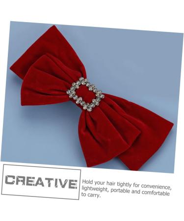 Abaodam Hair Accessories Bowknot Barrettes Bowknot Hair Clip Alligator Clip Bows Hair Bows Barrettes Floral Bow Hairpin French Hair Bows Ribbon Hair Clip Wedding Flowers Flannel Miss - Buy Online on GoSupps.com