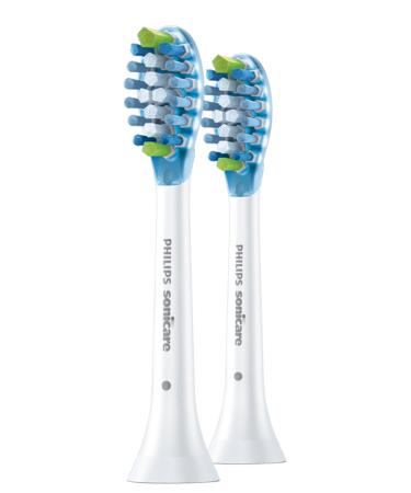 Genuine Philips Sonicare Adaptive Clean replacement toothbrush heads  HX9042/64  White 2-pk
