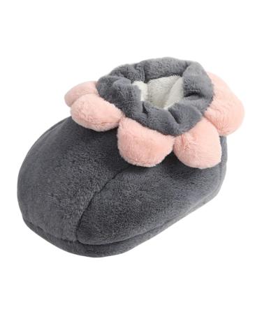 Oshni foot warmer Winter warm shoe portable cover men women foot warmer foot warmer boot for study dormitory apartment farmhouse gray