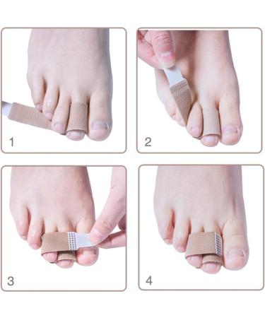 Fabric Toe Protector Set - Hallux Valgus Corrector & Foot Stretcher Care Tool - 10pcs - Buy Online on GoSupps.com
