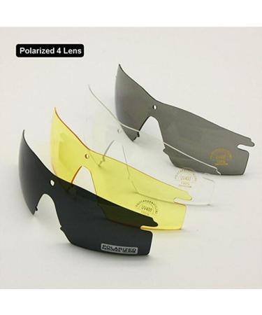 SI M Frame 3.0 Polarized Army Sunglasses - Tactical Military Goggles with 4 Polarized Lenses for Combat & War Games - Ultimate Eye Protection (Black) - Buy Online on GoSupps.com