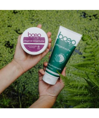 Boep Nourishing Body Butter | Organic Shea Butter for Soft Hydrated Skin | Natural Cosmetics for Stressed Dry Skin During Pregnancy (125ml) - Buy Online on GoSupps.com