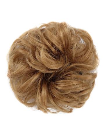 Messy Bun Hair Piece for Women Donut Hair Bun Scrunchie for Women Girls Curly Wave Synthetic Chignon Hairpiece with Rubber Band Messy Bun Hair Pieces Extensions Fake Hair Accessories for Women Girl 103