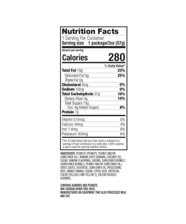 Kars Nuts All Energy Unsalted Trail Mix 2 oz Individual Packs - Bulk Pack of 48 | Gluten-Free Snacks - Buy Online on GoSupps.com