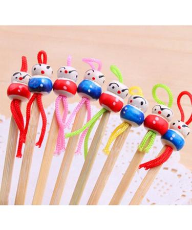 10 Pcs Mini Bamboo Ear Wax Removers - Handmade Ear Cleaner Tools - Buy Online on GoSupps.com