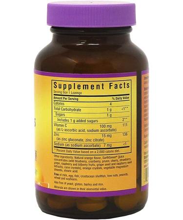 Bluebonnet EarthSweet Zinc Lozenges - Natural Orange Flavor, 15mg, 60 Count - Buy Online on GoSupps.com