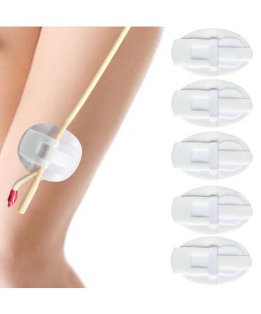 Catheter Stabilization Device Catheter Urinary Leg Bag Holder Legband Holder Sticker Catheters for Men (White)