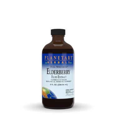 Planetary Herbals Elderberry Fluid Extract Full Spectrum 5 ml Botanical Immune Support - 8 Fluid oz