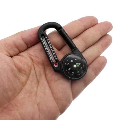 Buy LXUebaix Multifunctional Hand Mountain Climber Thermometer Mini-Compass Keychain | Perfect for Hiking & Camping | International Shipping - Buy Online on GoSupps.com
